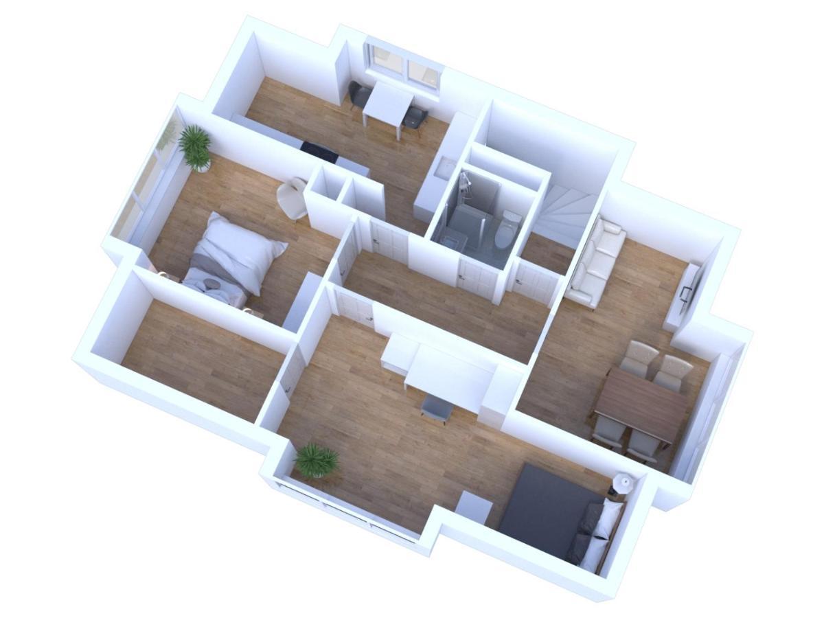 Schoenes City-Apartment Mit 2 Schlafzimmer, Parkplatz, Ruhig Und Hell, D46-Dg Олденбург Екстериор снимка