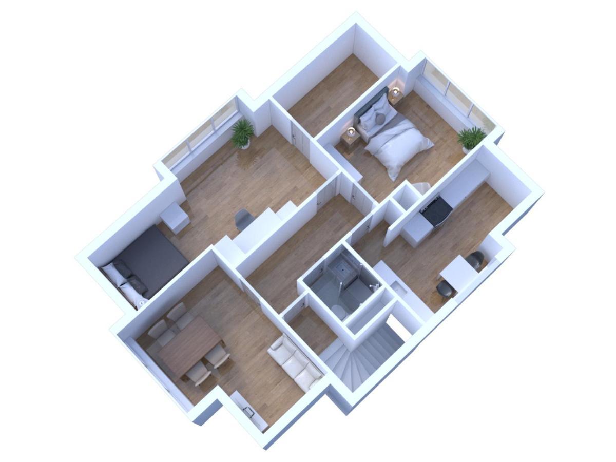 Schoenes City-Apartment Mit 2 Schlafzimmer, Parkplatz, Ruhig Und Hell, D46-Dg Олденбург Екстериор снимка