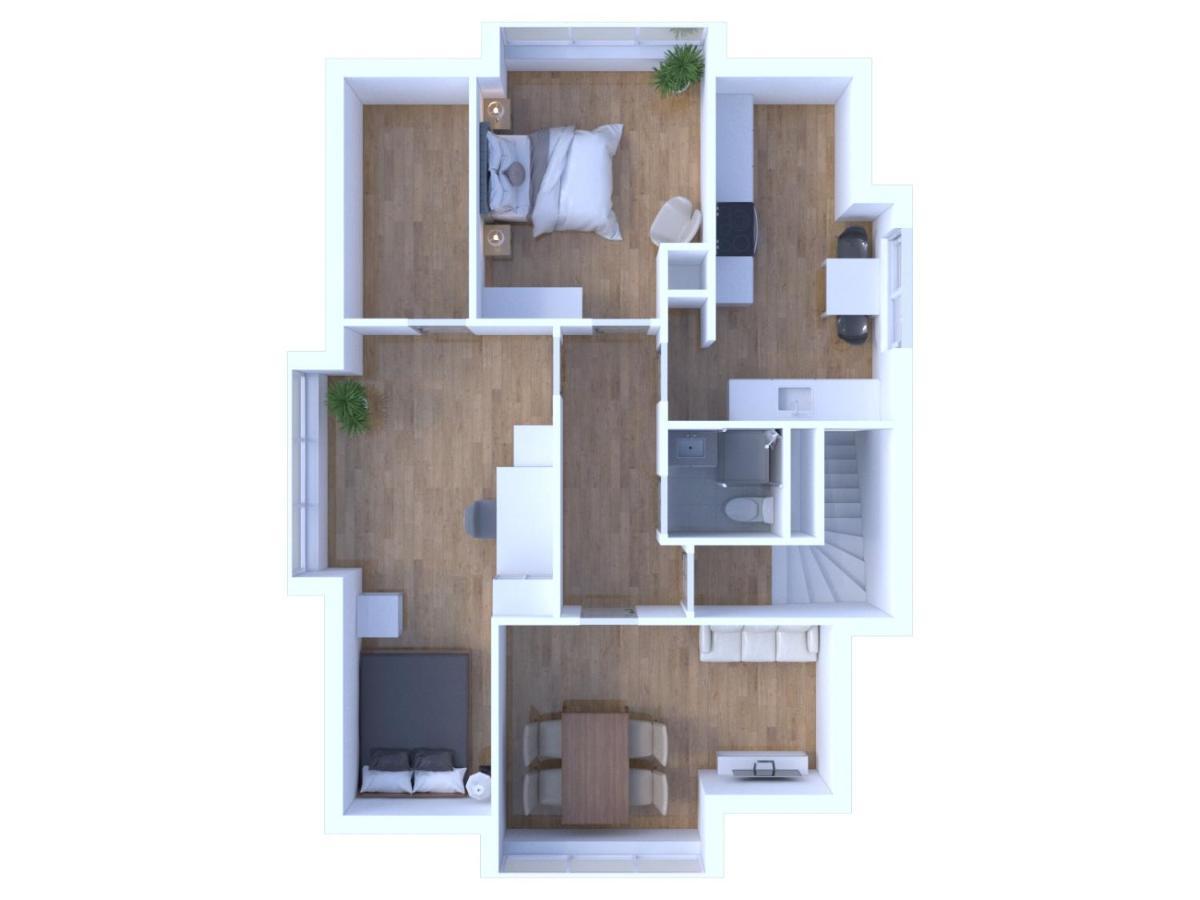 Schoenes City-Apartment Mit 2 Schlafzimmer, Parkplatz, Ruhig Und Hell, D46-Dg Олденбург Екстериор снимка